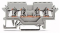 WAGO Svorka 280-621 4vodičová, řadová, průchozí, boční držáky značení, na DIN lištu 35 × 15 a 35 × 7,5, CAGE CLAMP®, 2,5